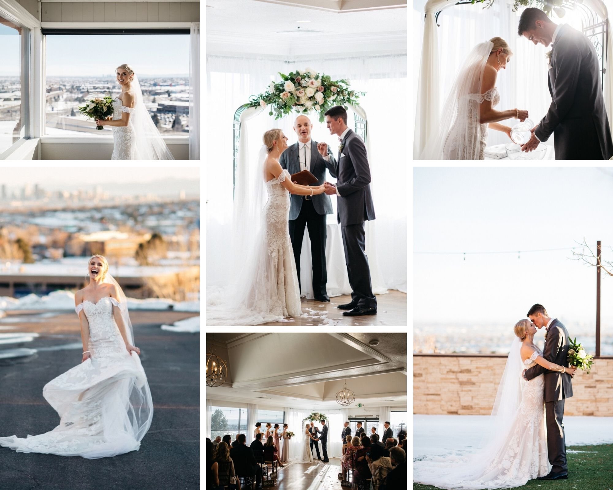 Pristine Snowy City Wedding at Brittany Hill