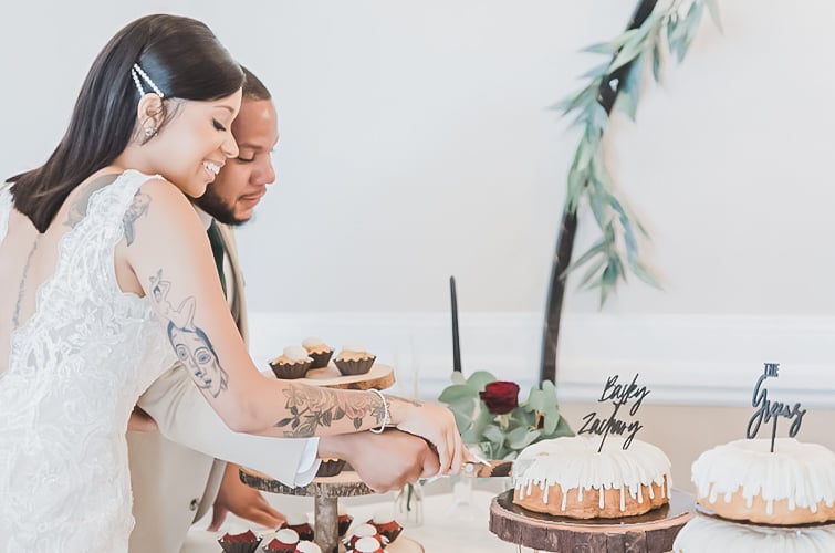 Cutting the Cake as Husband & Wife