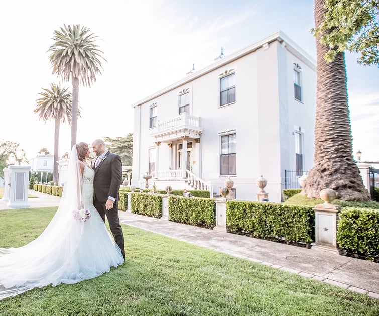 Regal Wedding at Jefferson Street Mansion