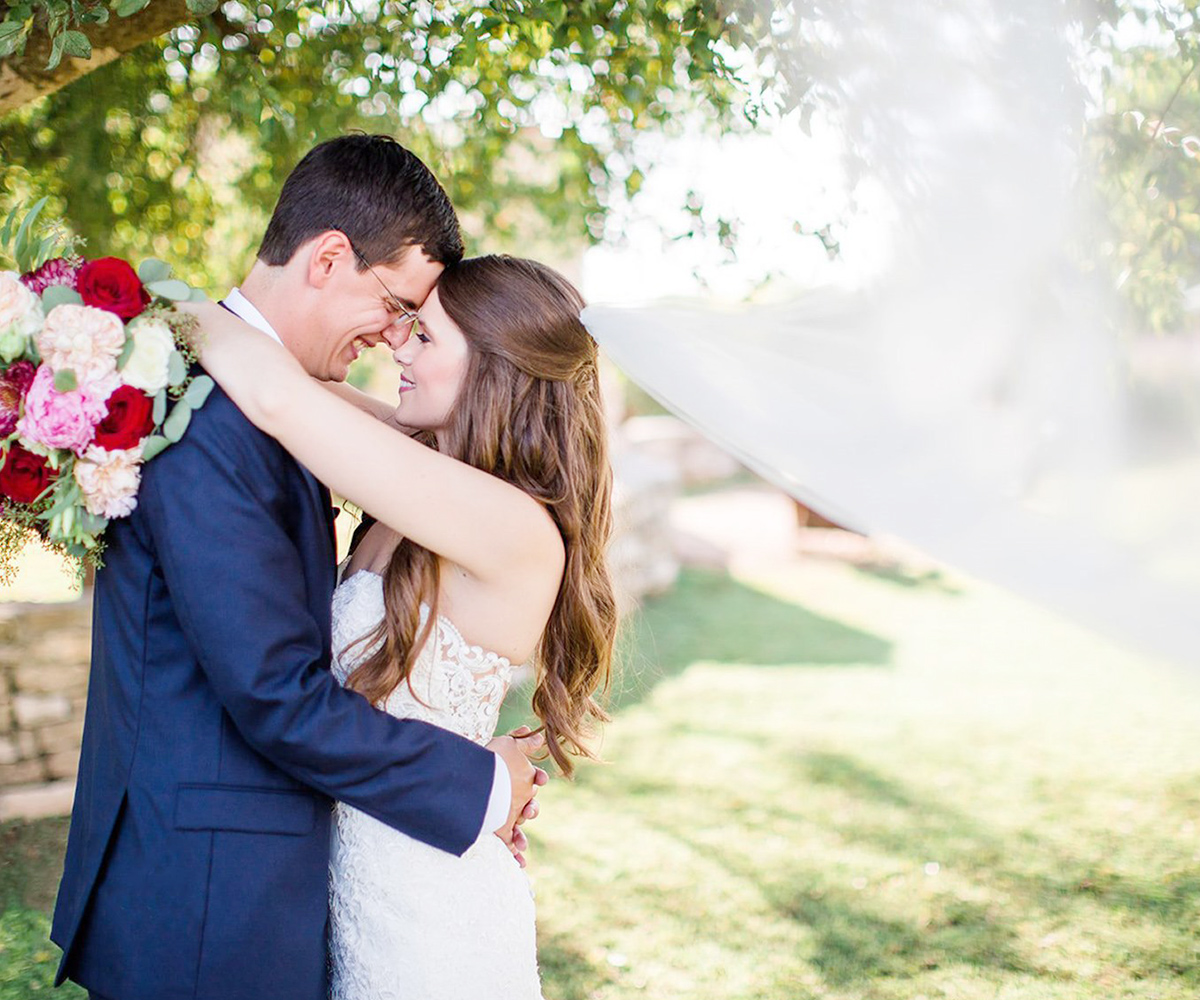 23-Hofmann Ranch by Wedgewood Weddings Couple Embrace