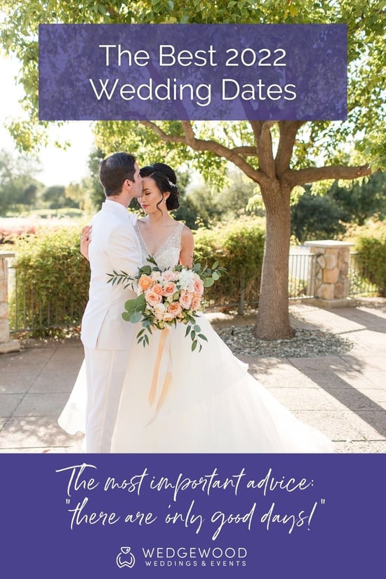 Engaged? Now is the perfect time to plan a 2022 wedding. We make it easy and fun! Choose with confidence thanks to this expertly curated guide to the best and most creative wedding dates of 2022! Let's go through some of the best wedding dates of 2022 based on holidays, numerology, astrology, lucky dates, and more.