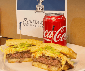 Sammy Saint Burger Includes Coca-Cola
