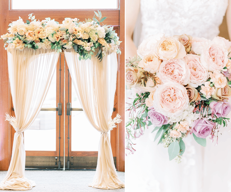 Flower Divas Ceremony Arbor at Boulder Ridge in San Jose