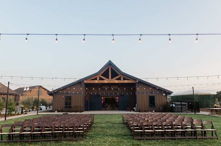Ceremony site at Canopy Grove by Wedgewood Weddings