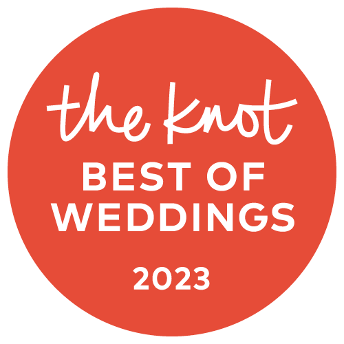 Recepient of the 2023 Best of Weddings Award to Wedgewood Weddings by The Knot 