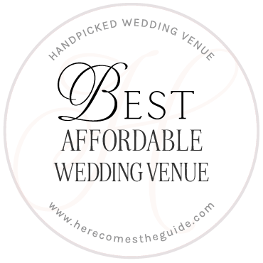 Most Affordable Venue Award by Here Comes the Guide to Wedgewood Weddings 