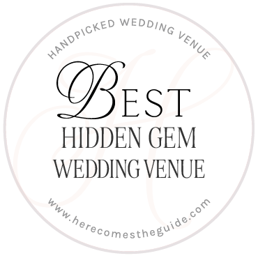 A Hidden Gem Venue Award by Here Comes the Guide to Wedgewood Weddings 