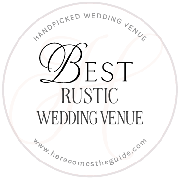 Best Rustic Chic Wedding Venue Award by Here Comes the Guide to Wedgewood Weddings 