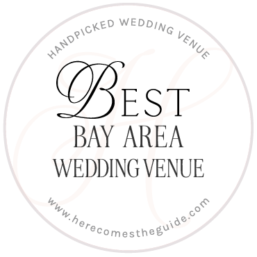 Best Venue in The Bay Area Award by Here Comes the Guide to Wedgewood Weddings