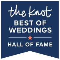 The Knot Best of Weddings Hall of Fame Award