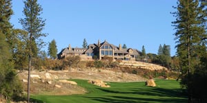 An exterior shot of the clubhouse at Winchester Estate by Wedgewood Weddings