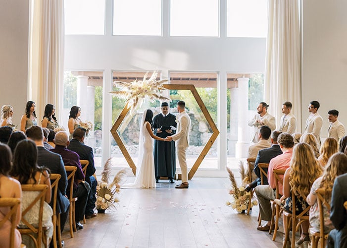 Colby Falls Indoor Ceremony