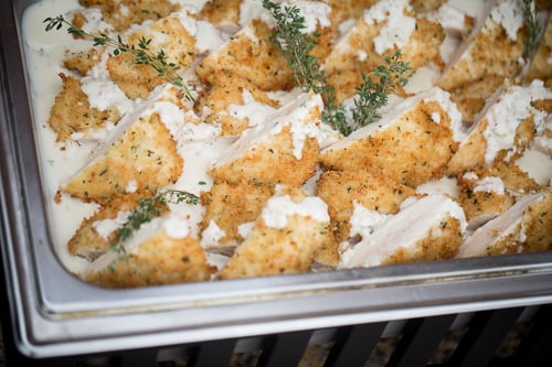 Panko Parmesan Crusted Chicken with Sherry Cream - Wedgewood Weddings Catering Options-13