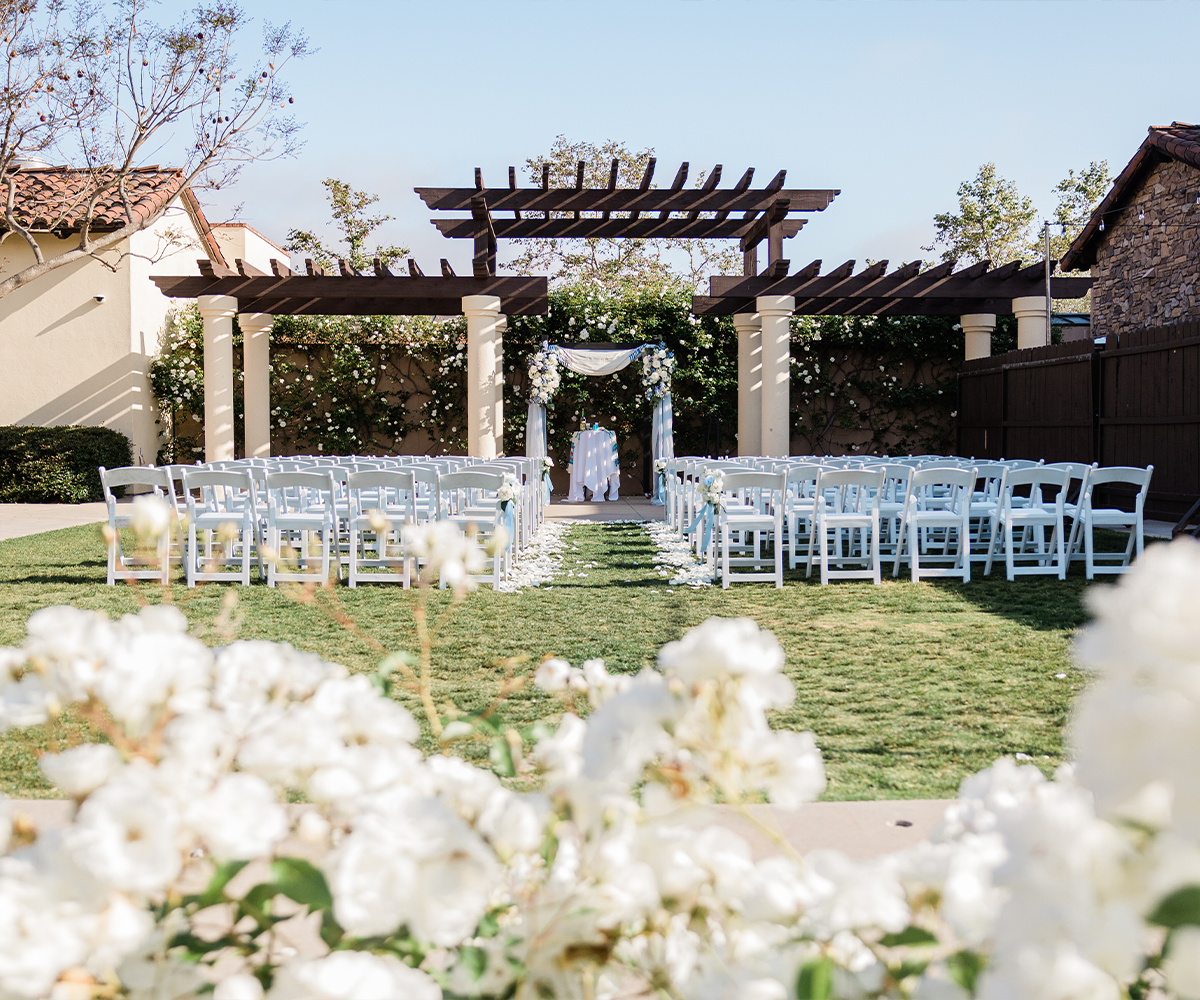 Arbor lawn ceremony - Aliso Viejo by Wedgewood Weddings