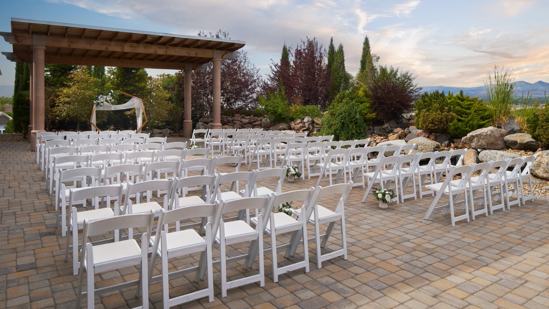 1 - Ashley Ridge by Wedgewood Weddings - Pergola Facing Patio - Outdoor Ceremony-1