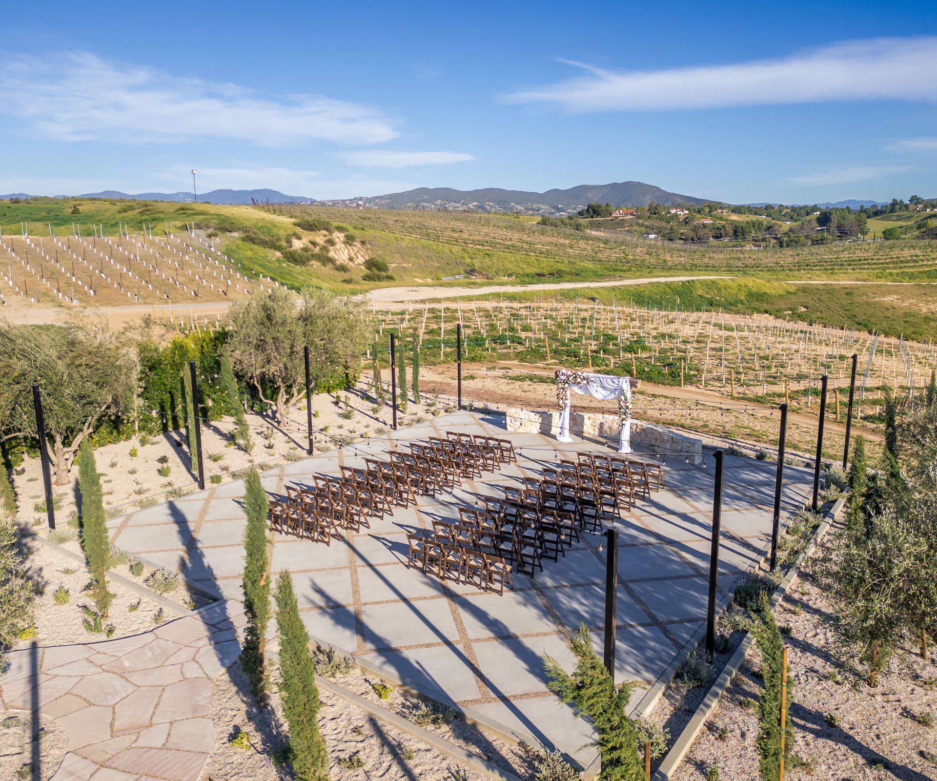 9 - Truffle Pig Winery - TRUF - The Courtyard - Ceremony Site
