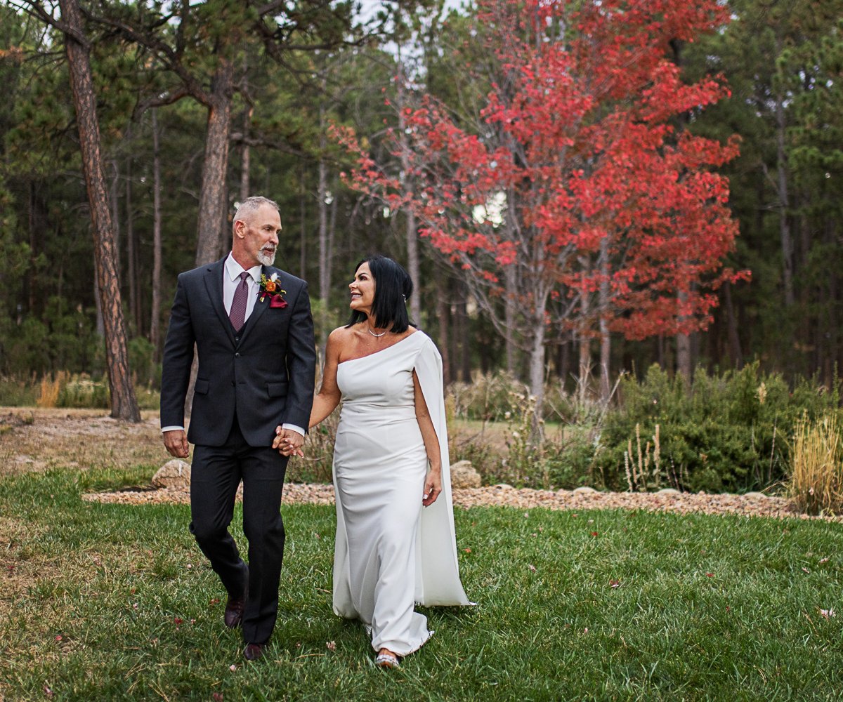 Fall trees, photo op at Black Forest by Wedgewood Weddings