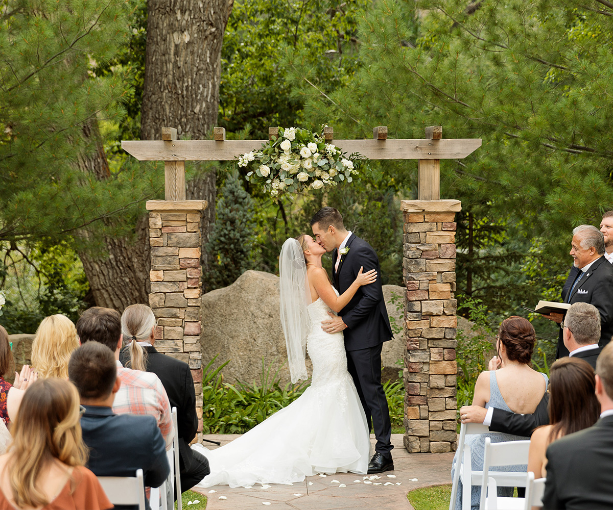 Romantic Boulder Creek Garden Ceremony Area  -Boulder Creek by Wedgewood Weddings - Ideal for Nature-Lovers