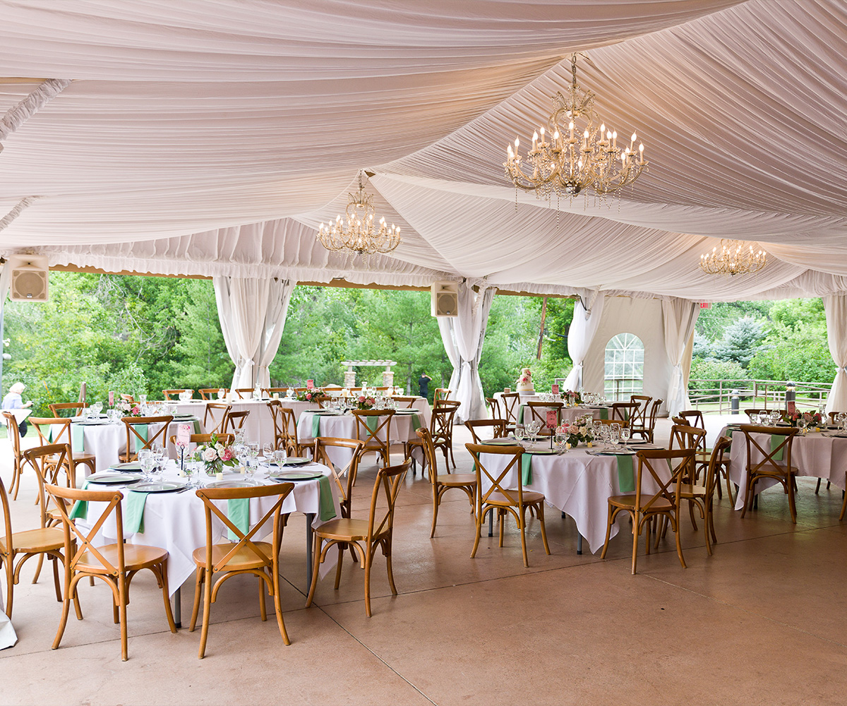 Pavilion reception with spring vibes - Boulder Creek by Wedgewood Weddings