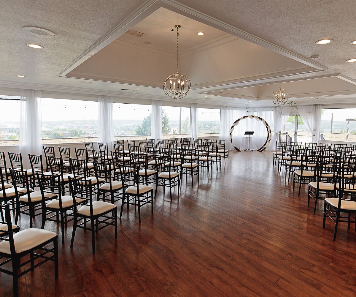 Indoor ceremony- Brittany Hill by Wedgewood Weddings