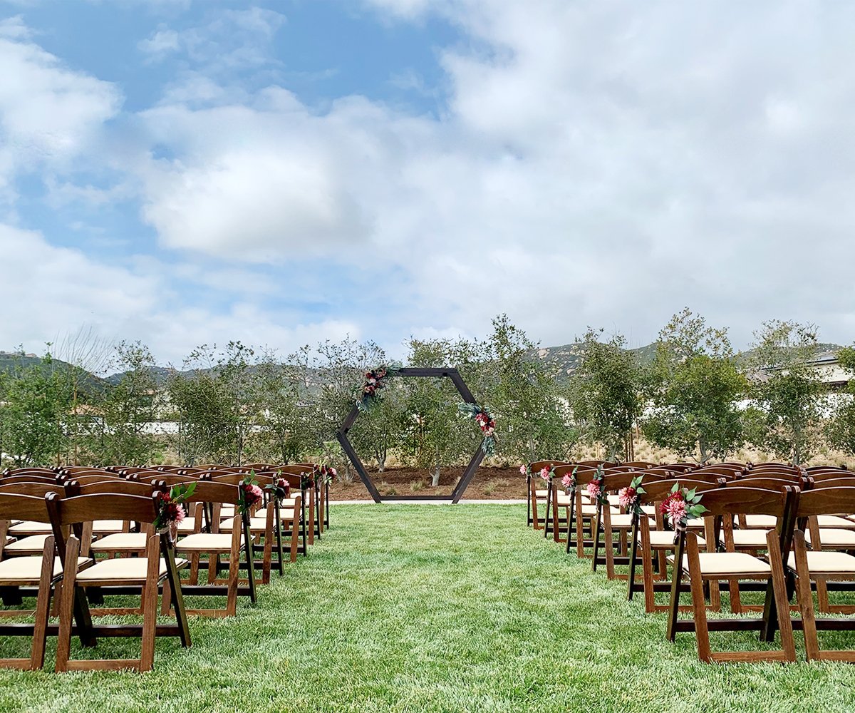 Canopy Grove by Wedgewood Weddings Ceremony Site - Winter
