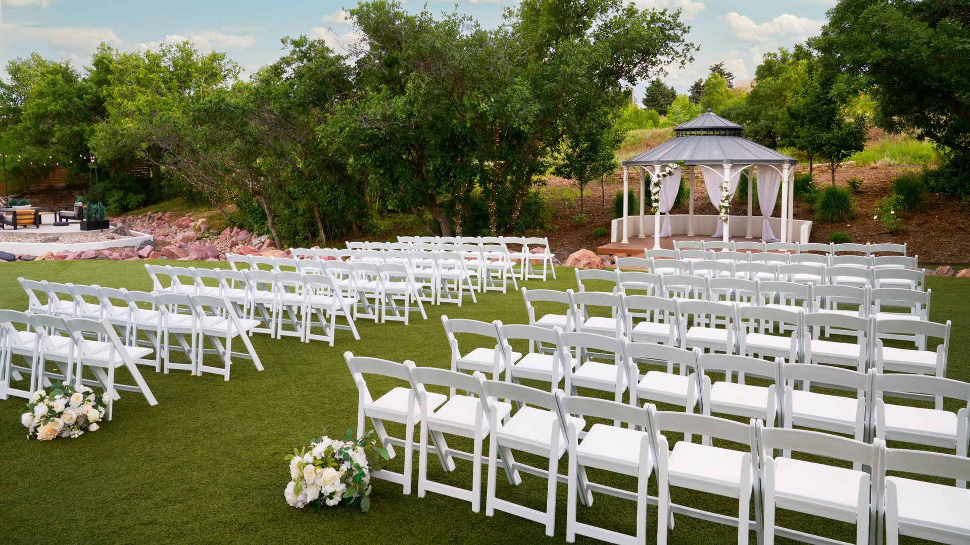 10 - Creekside Terrace - CRET - Garden Gazebo - Outdoor Ceremony