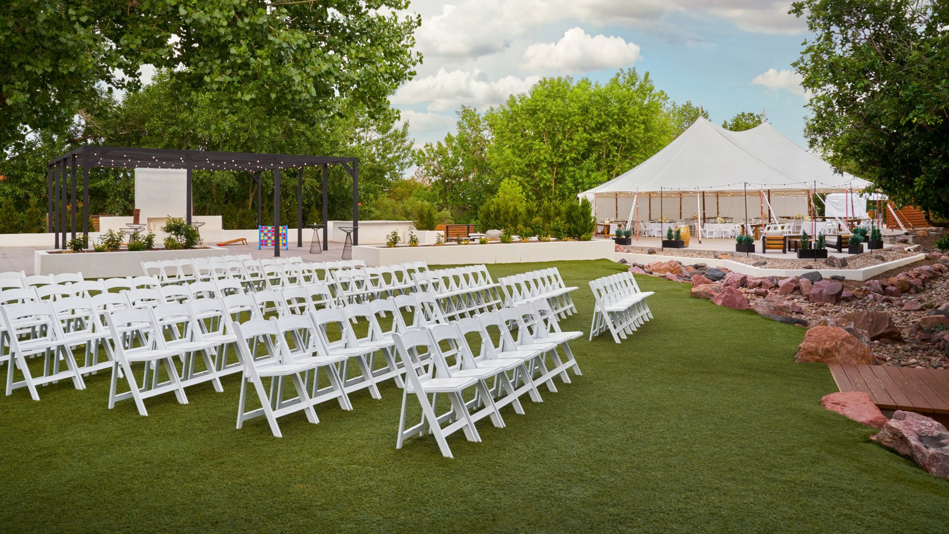 26 - Creekside Terrace - CRET - Garden Gazebo - Outdoor Ceremony