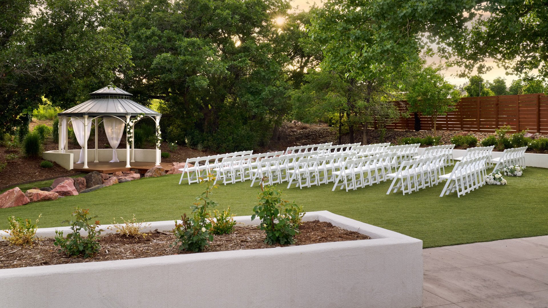 4 - Creekside Terrace - CRET - Garden Gazebo - Outdoor Ceremony