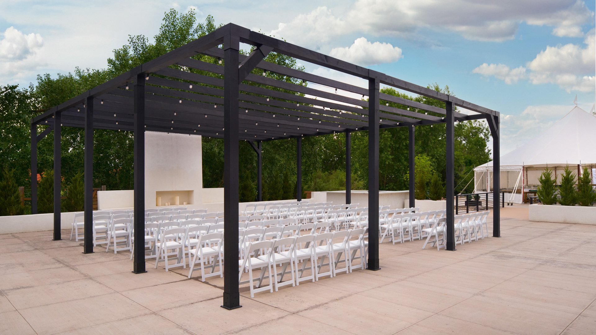 9 - Creekside Terrace - CRET - Skyview Patio - Outdoor Ceremony