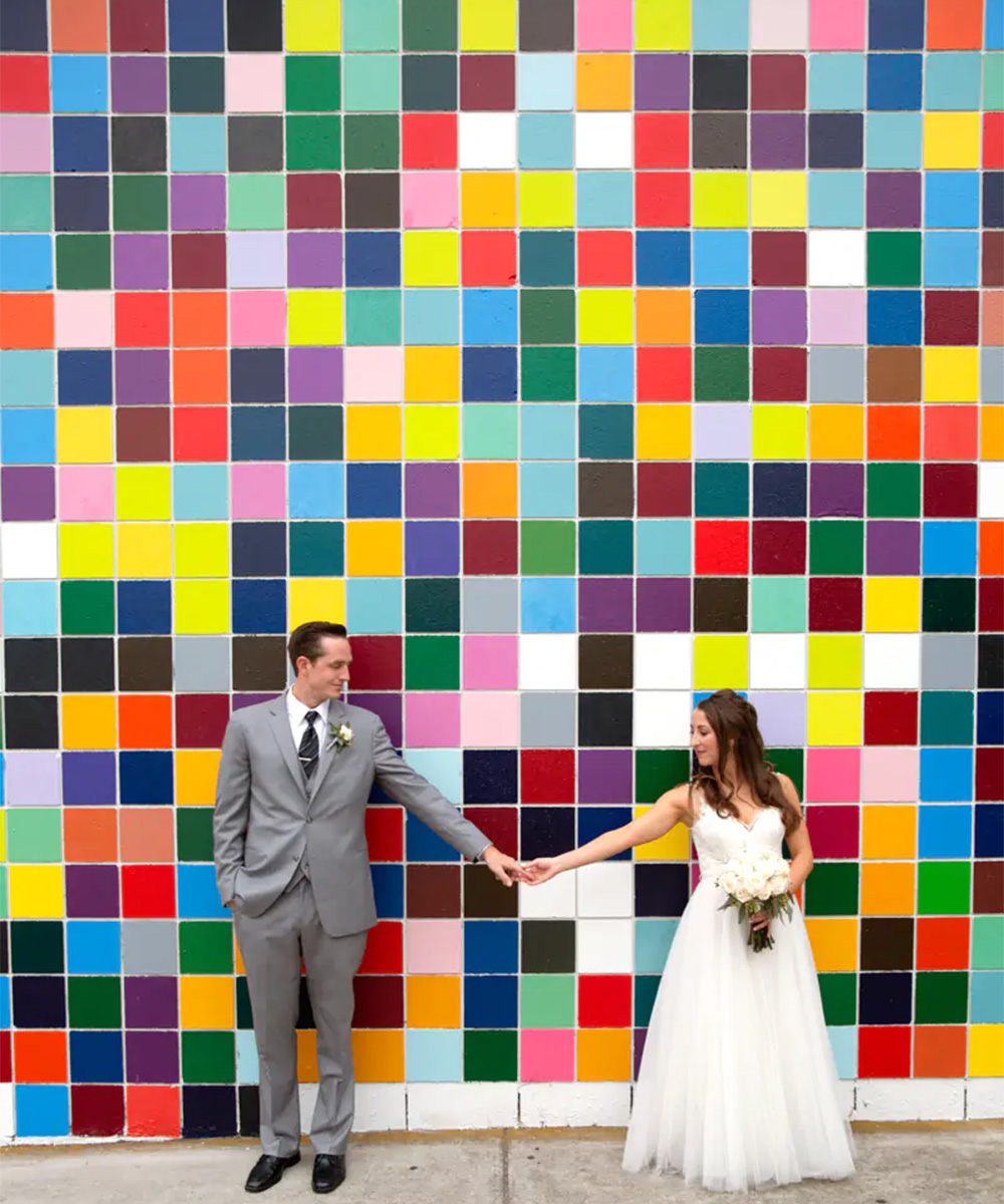 Bright colored mural - Cuvier Club by Wedgewood Weddings