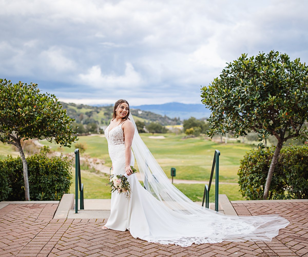 Bride by golf course - Eagle Ridge by Wedgewood Weddings