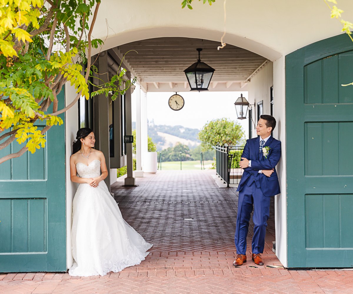 Green doors photo op - Eagle Ridge by Wedgewood Weddings