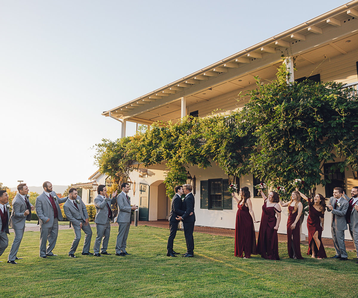 Grooms with wedding party - Eagle Ridge by Wedgewood Weddings