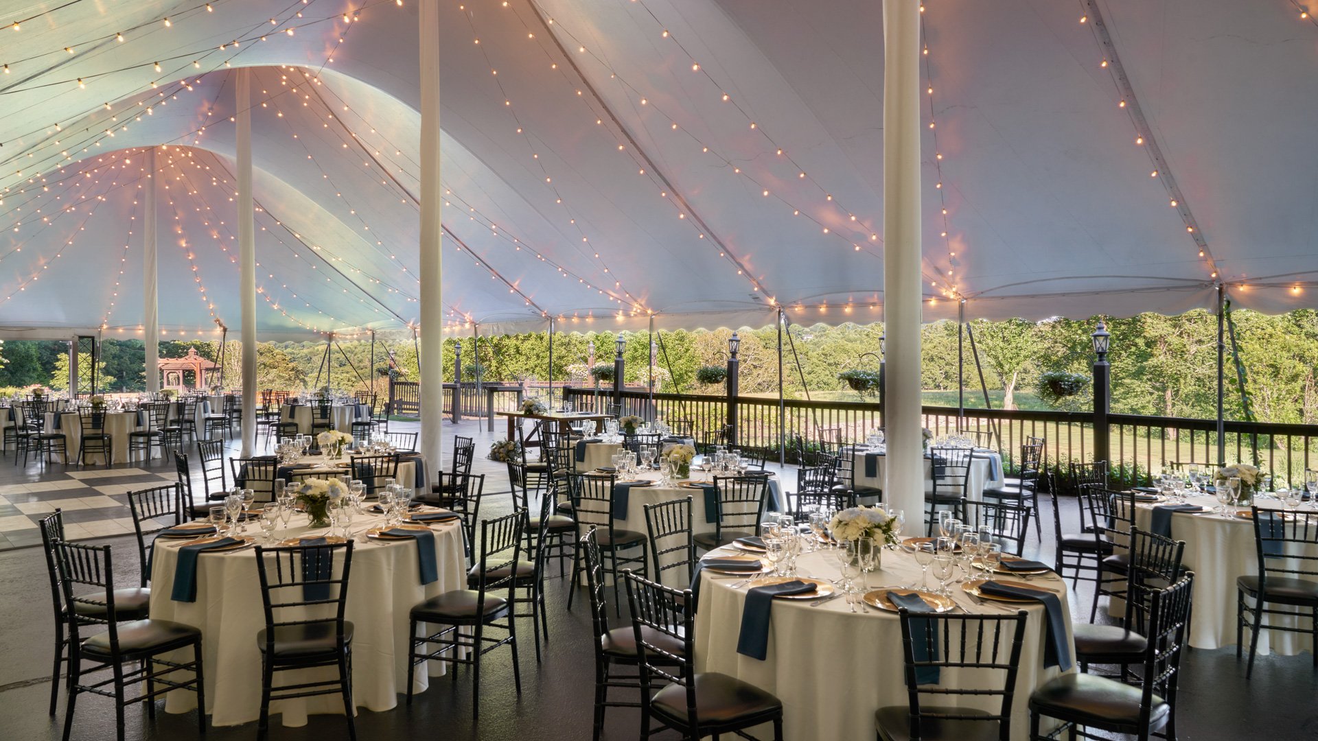 3 - Fern Hill Barn - FERN - Tent Reception - Outdoor Reception