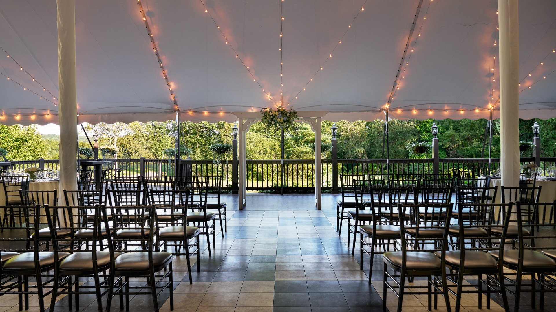 38 - Fern Hill Barn - FERN - Tent Reception - Outdoor Reception