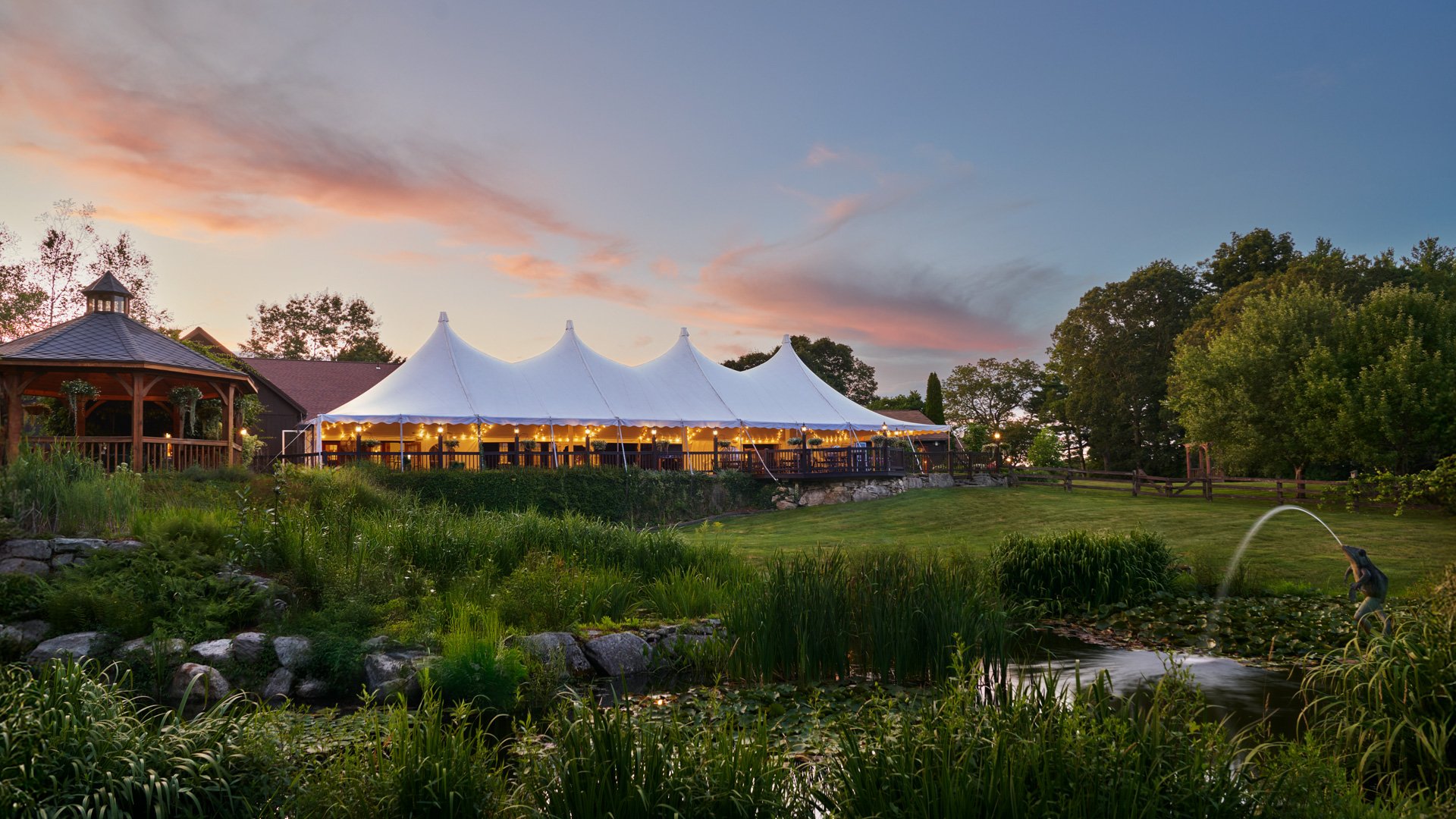 5 - Fern Hill Barn - FERN - Tent Reception - Outdoor Reception