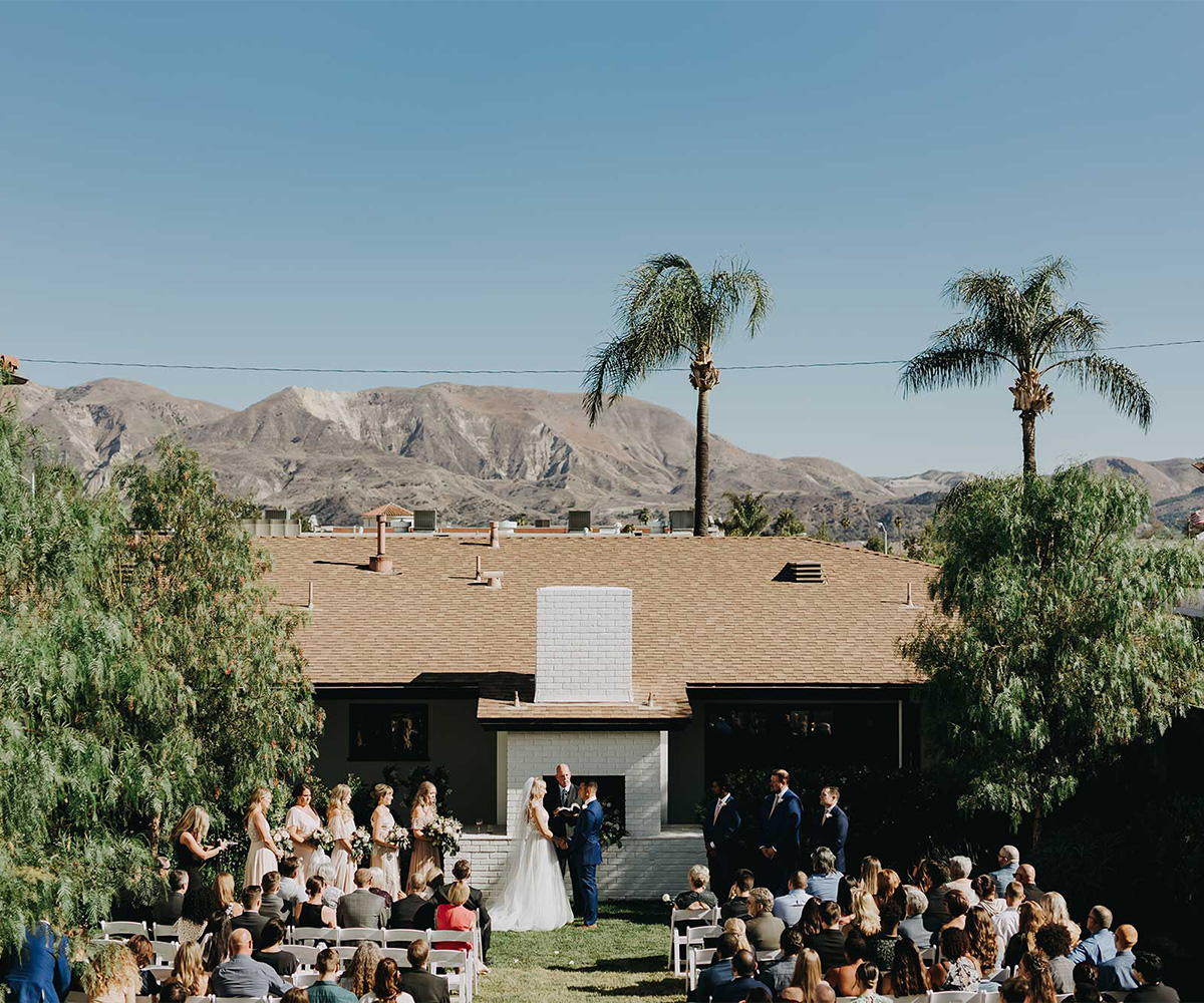 Gorgeous Mountain Backdrop - Fillmore Chapel by Wedgewood Weddings