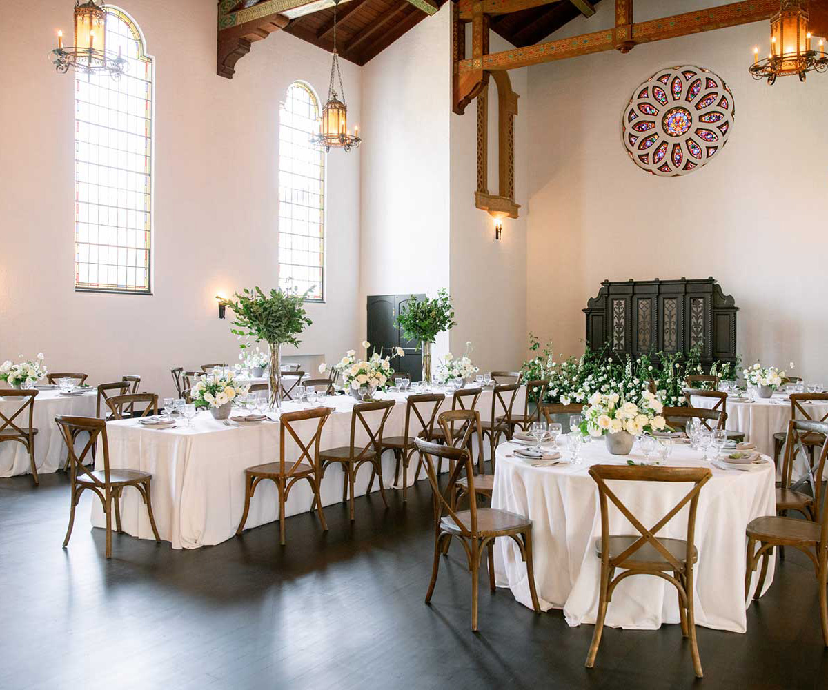 Stunning Mission-Style Reception - Fillmore Chapel by Wedgewood Weddings