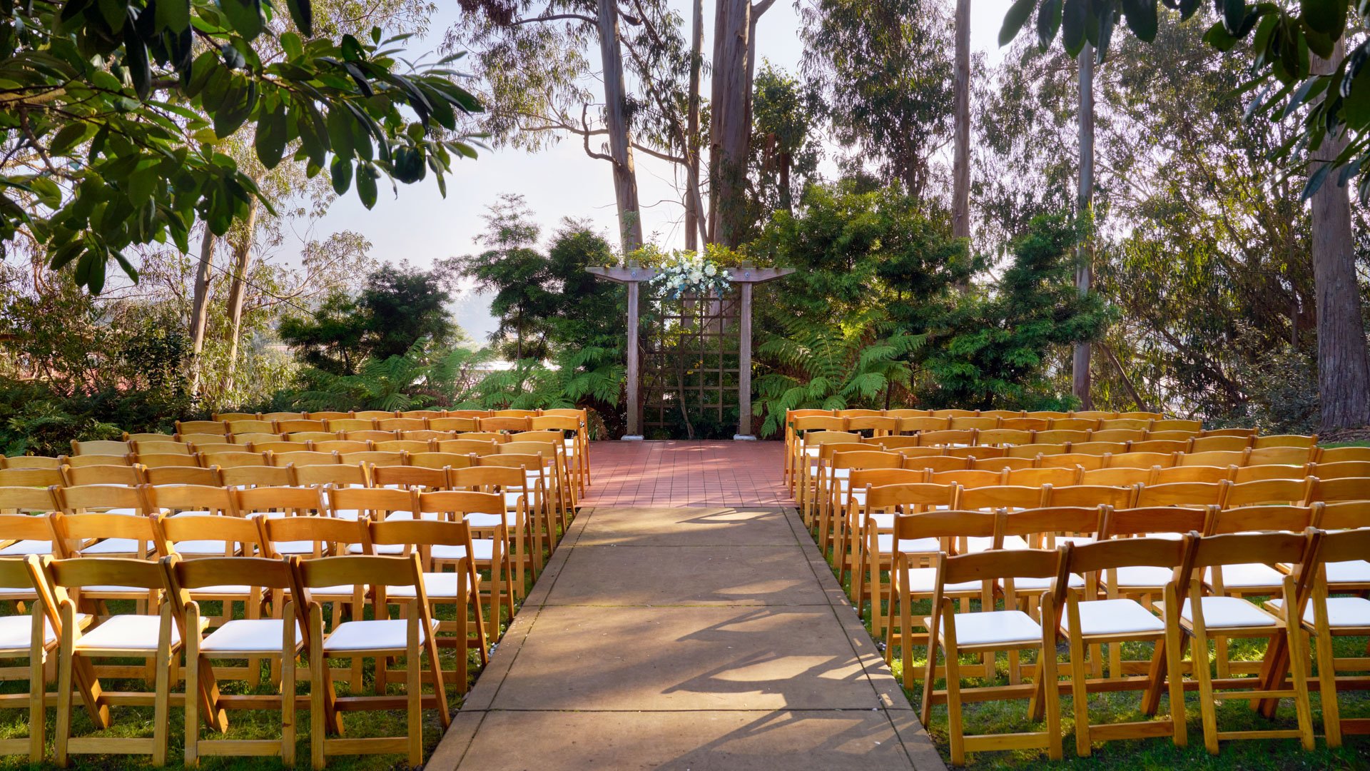 9 - Golden Gate Club - Presidio - GGC - Presidio Chapel - Outdoor Ceremony