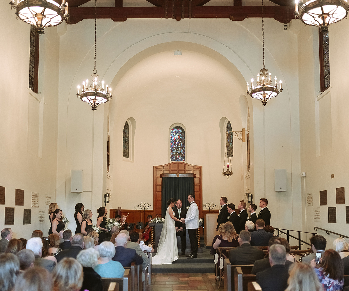 Presidio chapel ceremony - Golden Gate Club at the Presidio