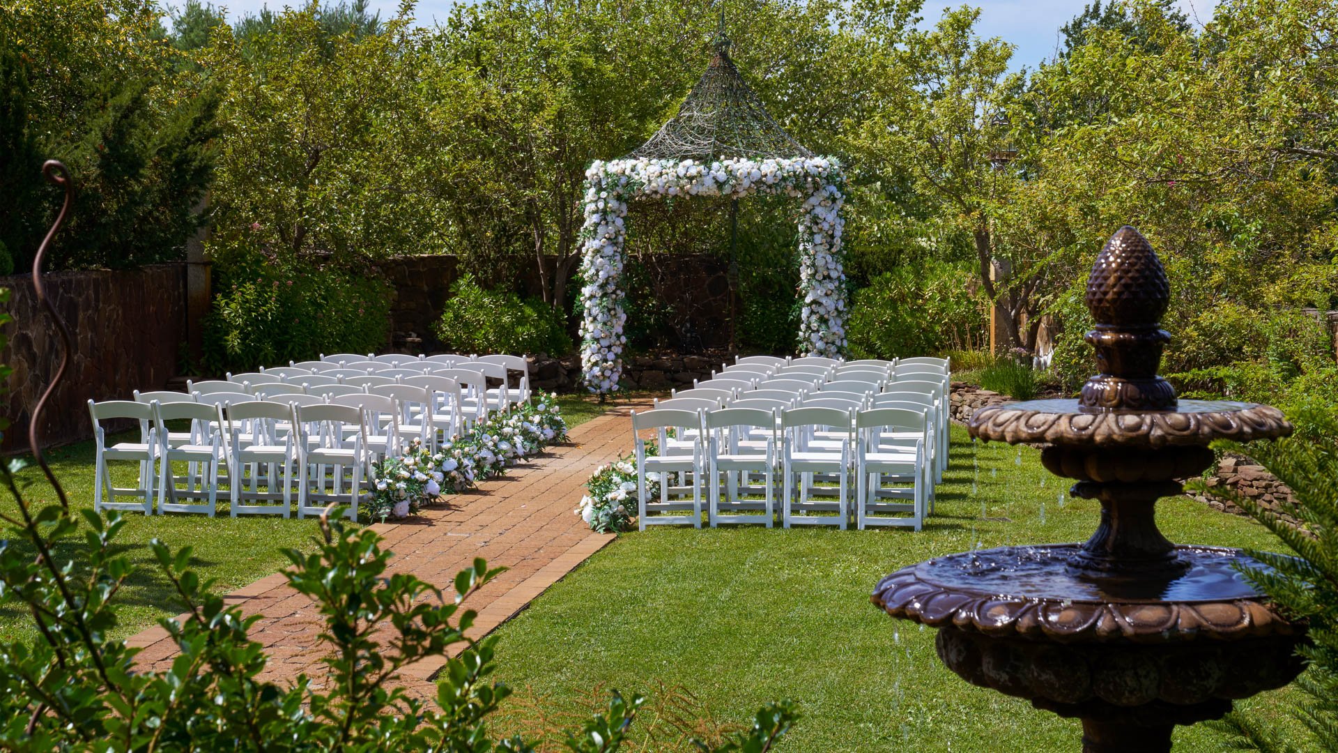 1 - Granite Rose - GRAR - Embassy Terrace - Outdoor Ceremony