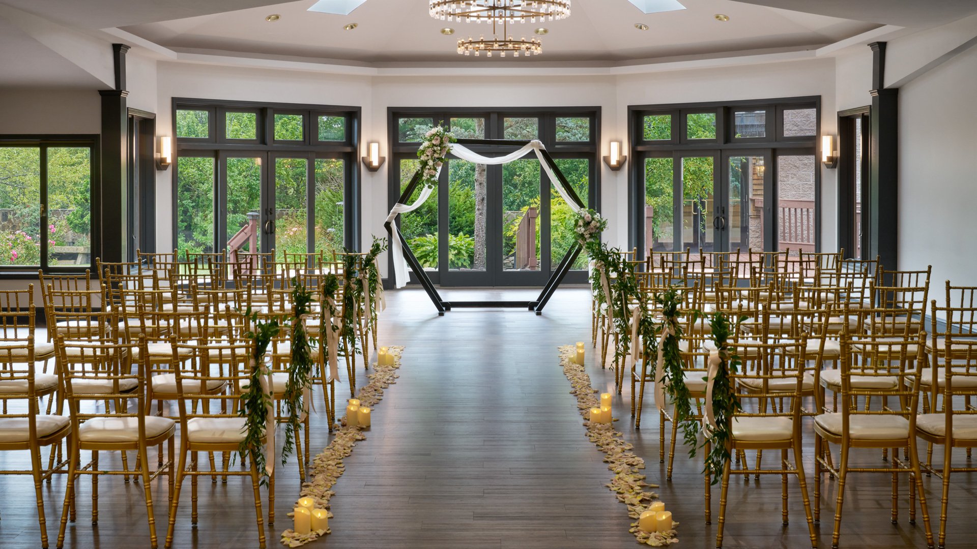 3 - Granite Rose - GRAR - Terrace Room - Indoor Ceremony