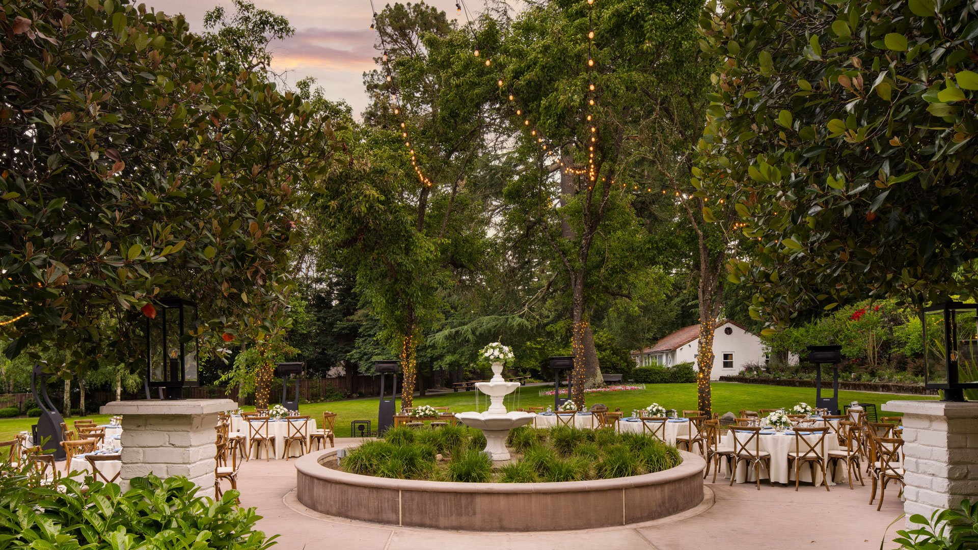 01 - Hacienda de las Flores - HACI - Reception Patio - Outdoor Reception