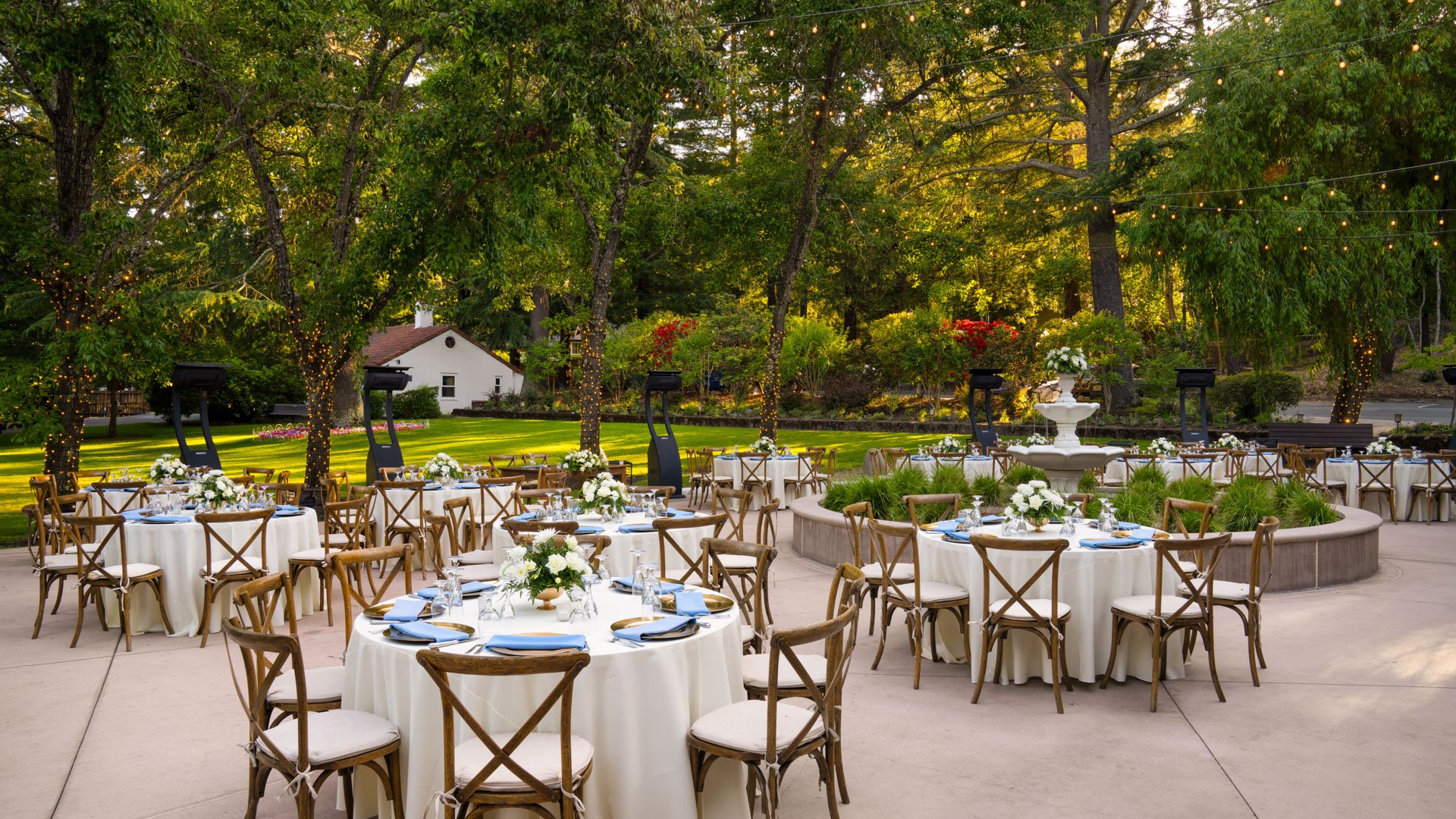 03 - Hacienda de las Flores - HACI - Reception Patio - Outdoor Reception
