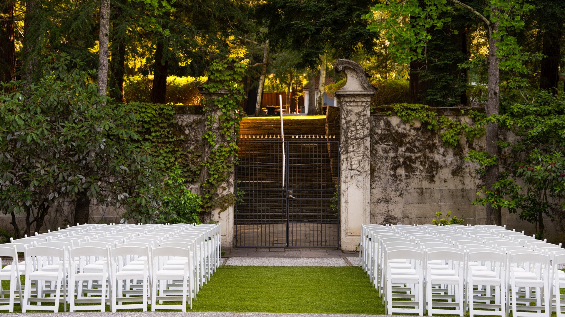 10 - Hacienda de las Flores - HACI - Pavilion Ceremony - Iron Doors