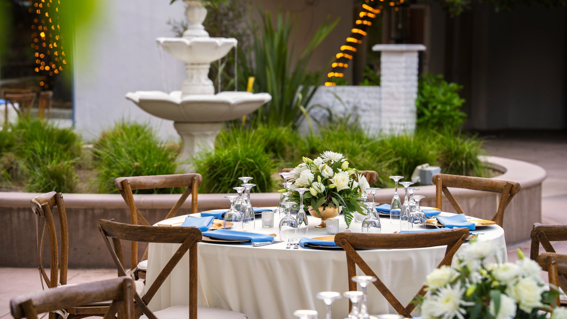 13 - Hacienda de las Flores - HACI - Reception Patio - Outdoor Reception