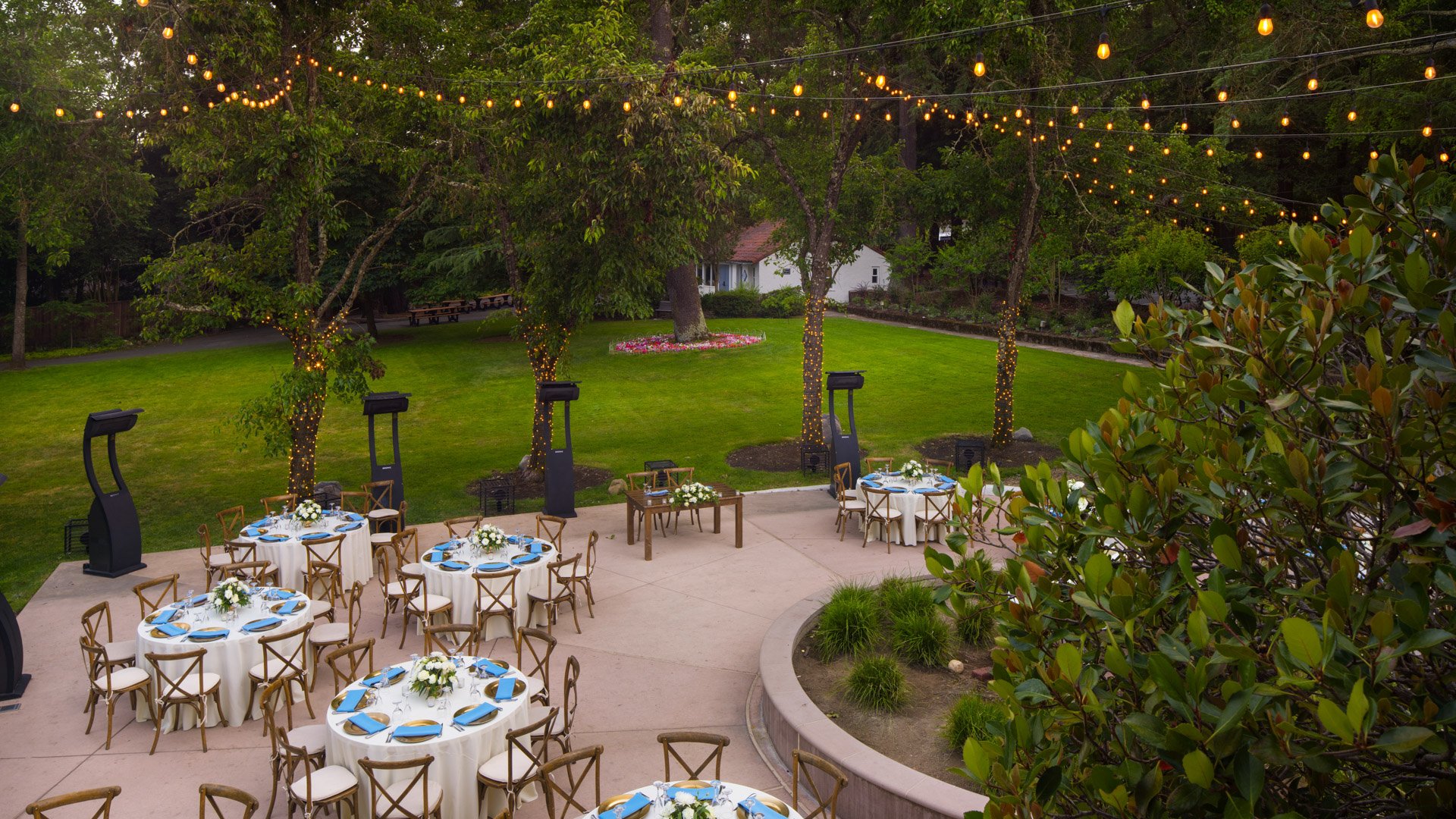 14 - Hacienda de las Flores - HACI - Reception Patio - Outdoor Reception