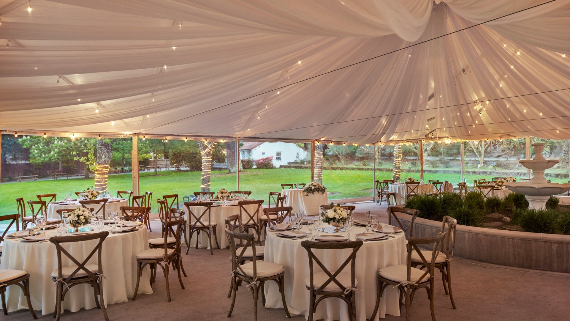 27 - Hacienda de las Flores - HACI - Reception Patio - Winter with Tent