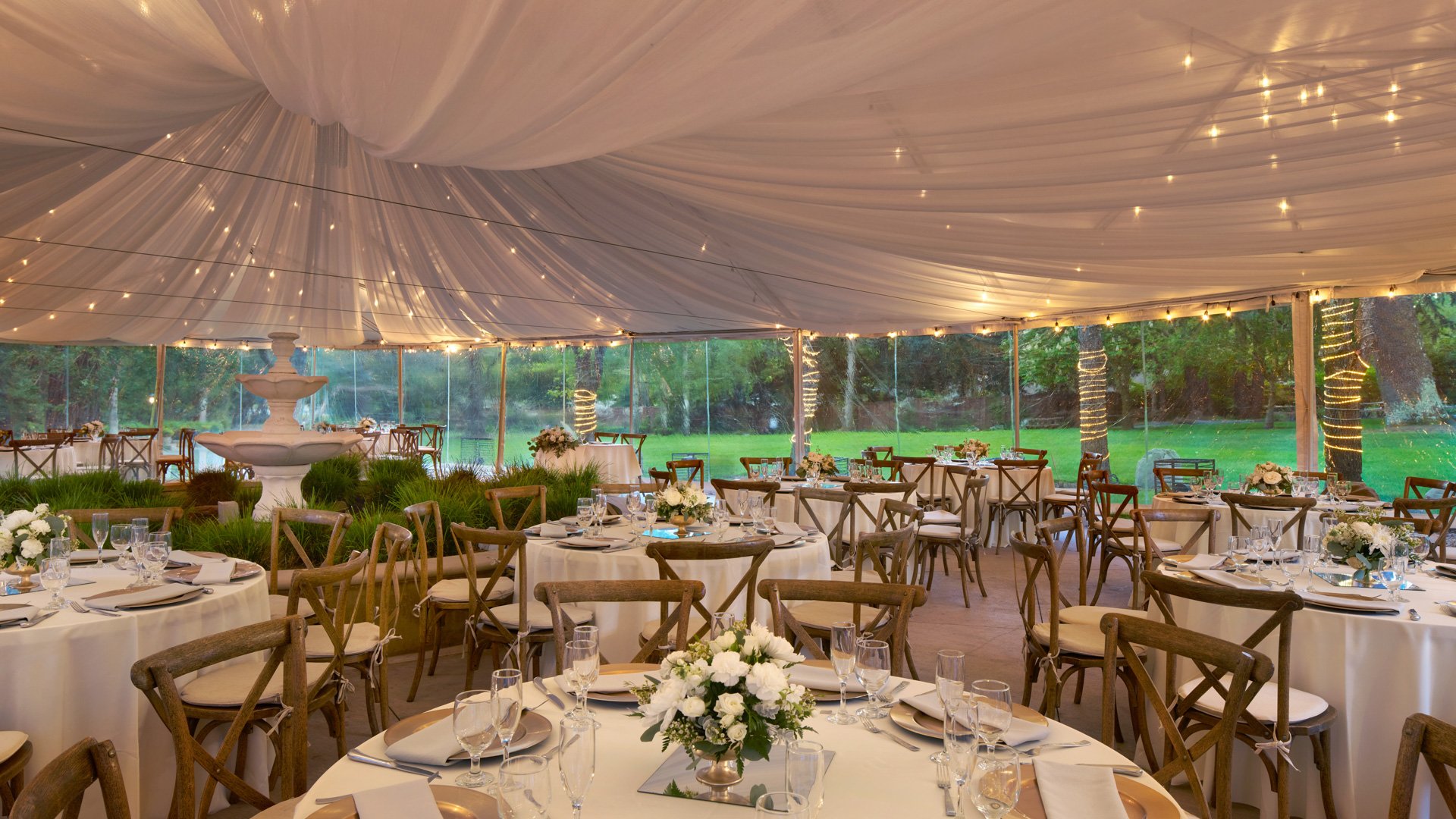 28 - Hacienda de las Flores - HACI - Reception Patio - Winter with Tent