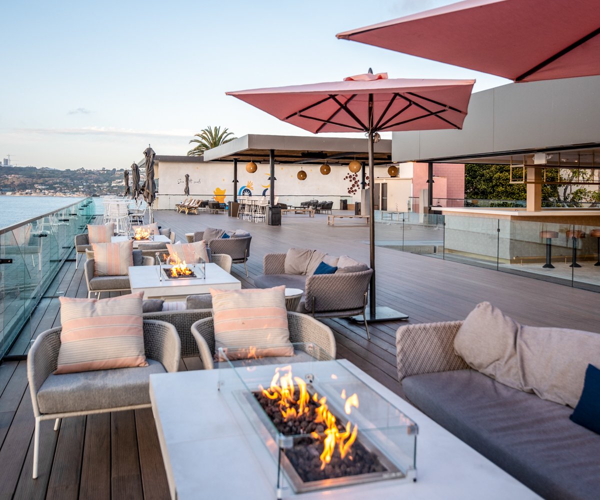 Afternoon rooftop view in La Jolla - La Jolla Cove Rooftop by Wedgewood Weddings - 13